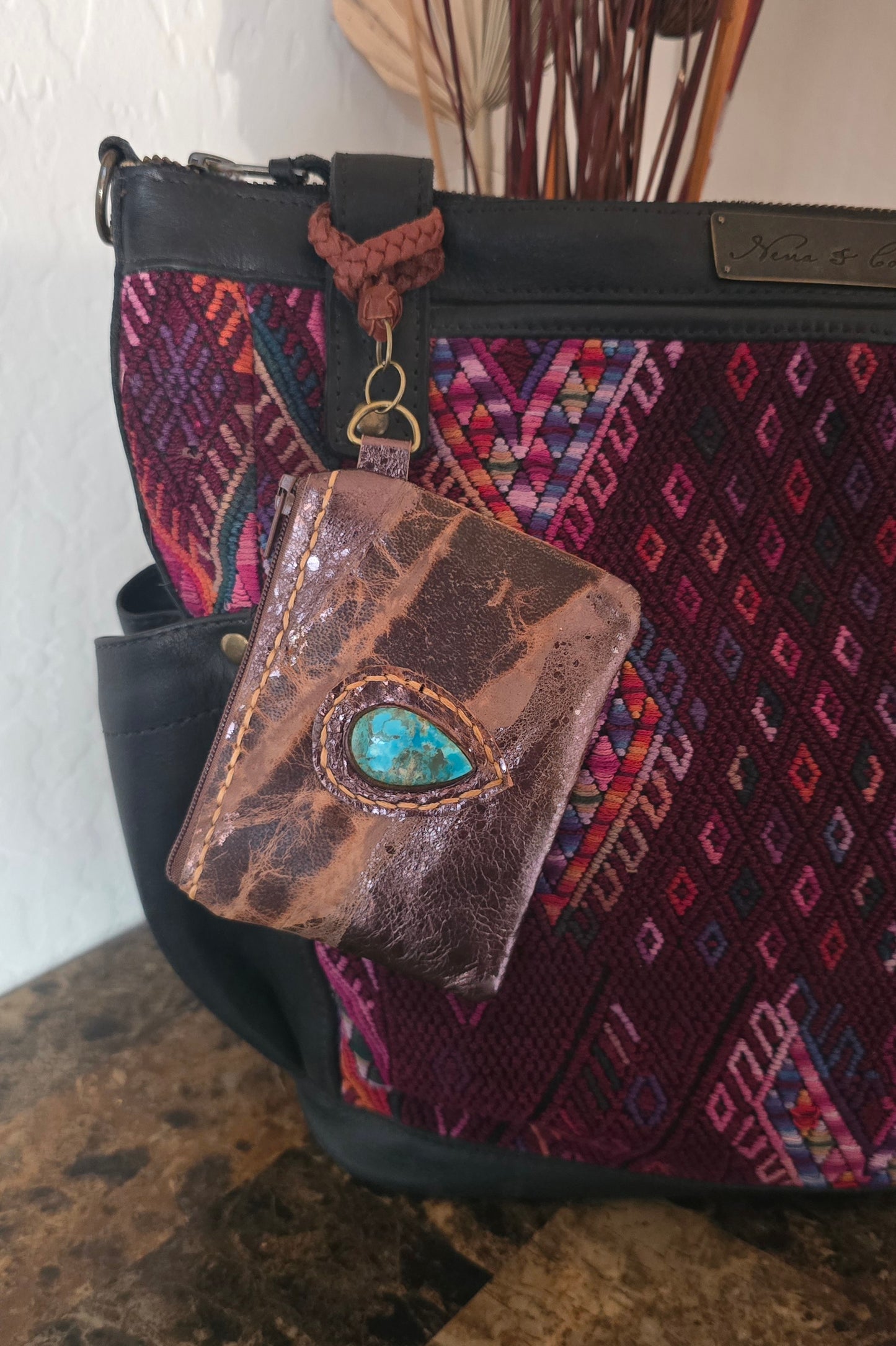 Rustic Full Leather Mojave Turquoise