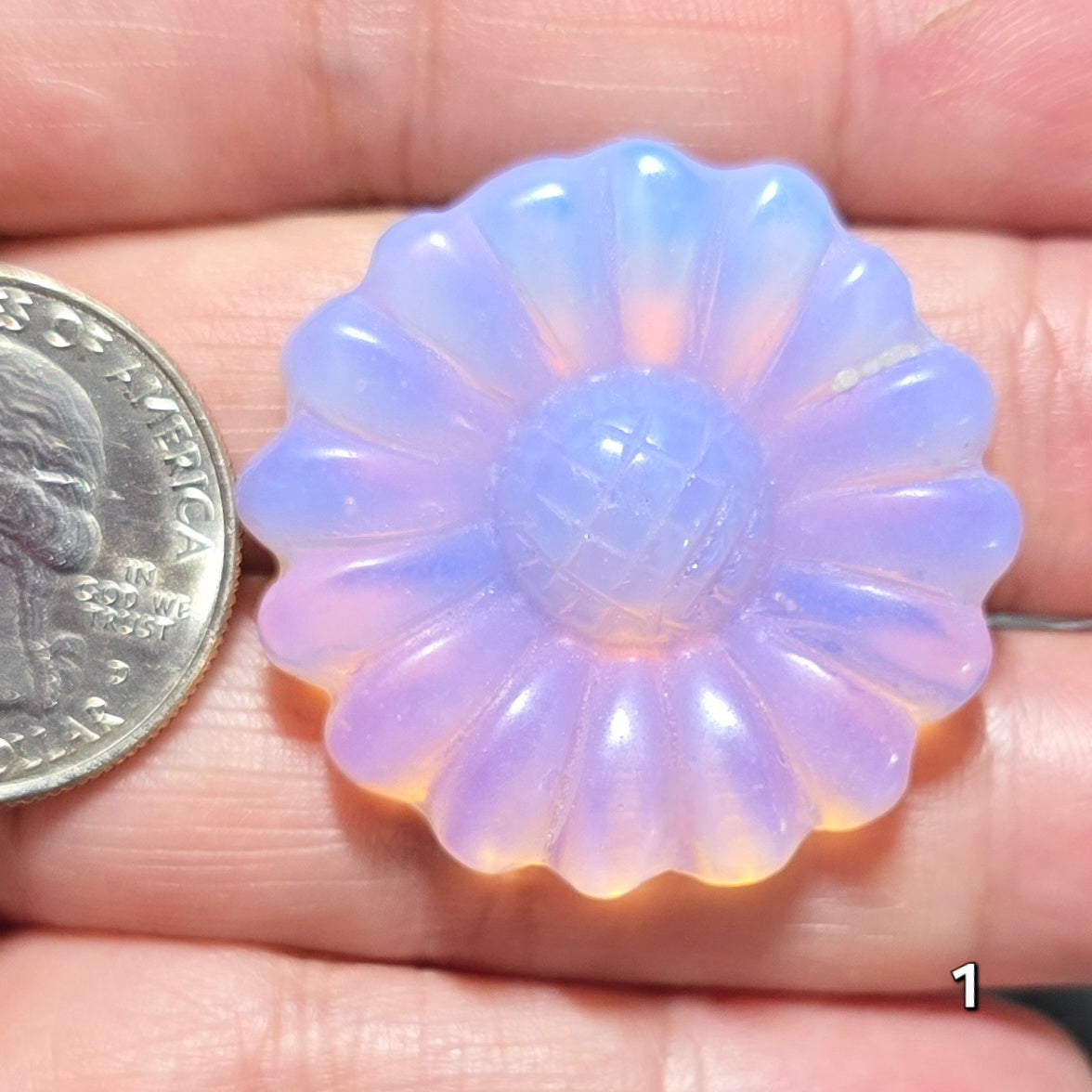 Pink Opalite Sunflower