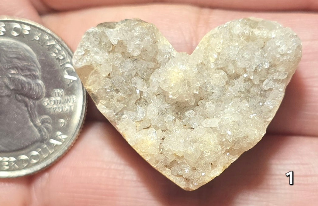 #1 Druzy Heart