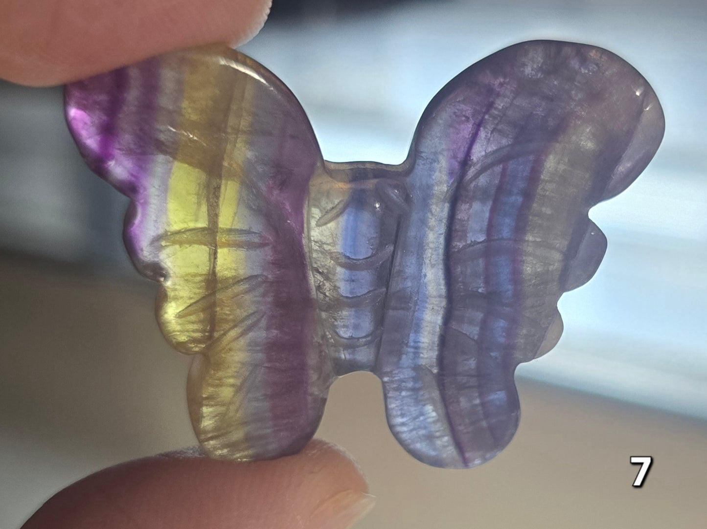 #7 Rainbow Fluorite Butterfly