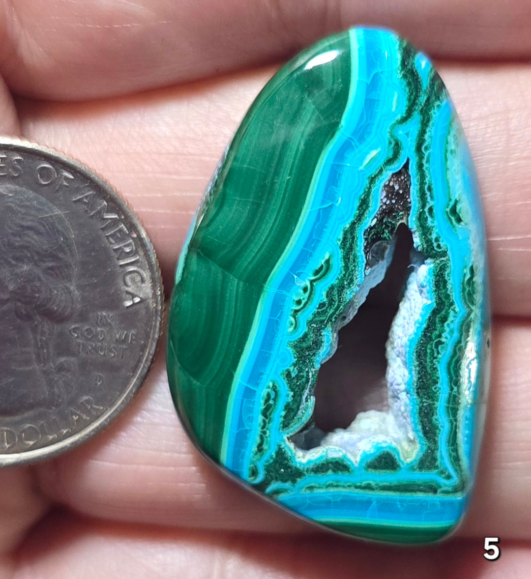 #5 Chrysocolla Malachite Druzy