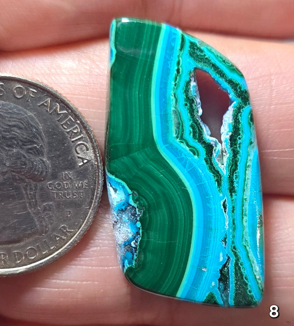 #8 Chrysocolla Malachite Druzy