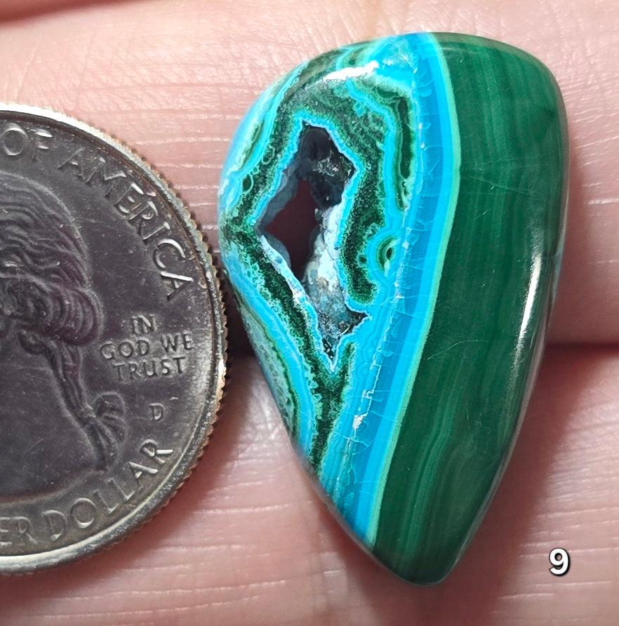 #9 Chrysocolla Malachite Druzy
