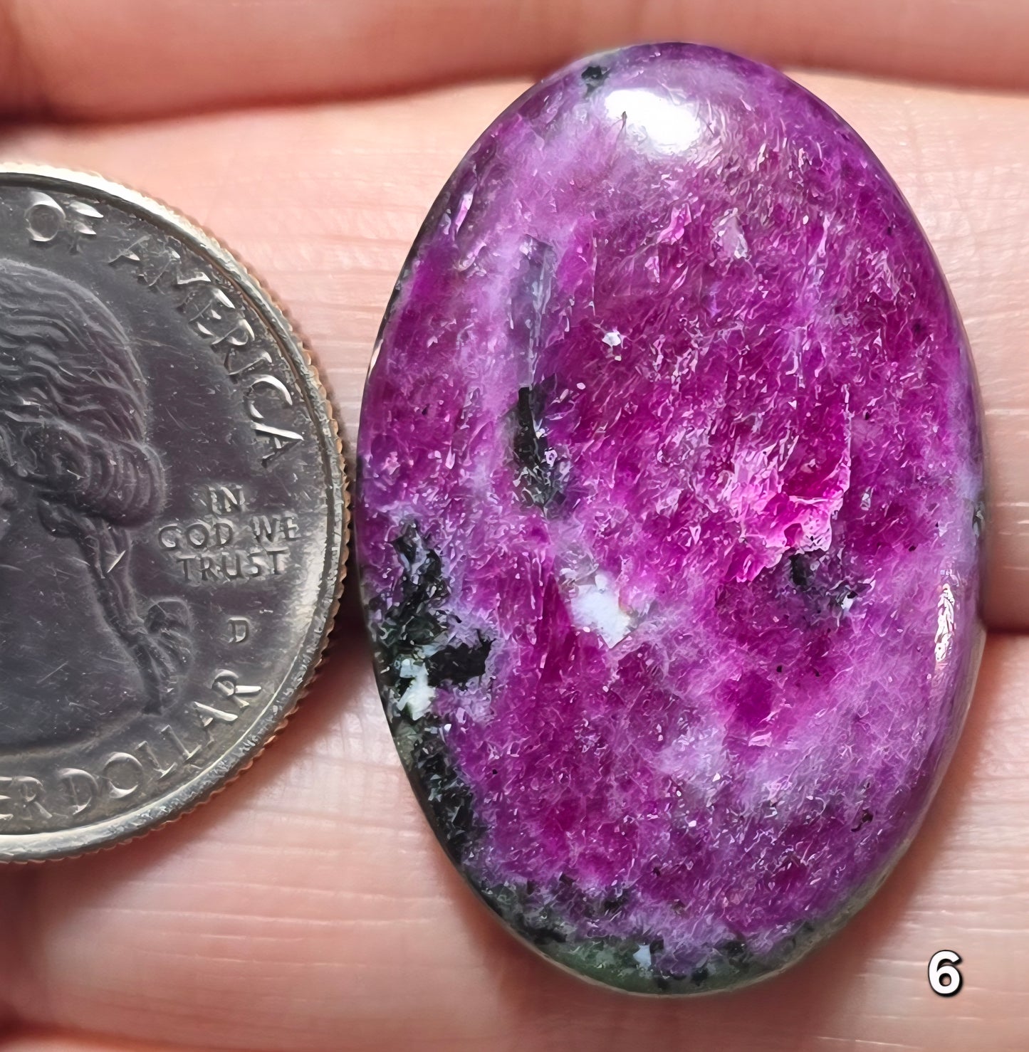 #6 Ruby Zoisite - Ruby Dominant