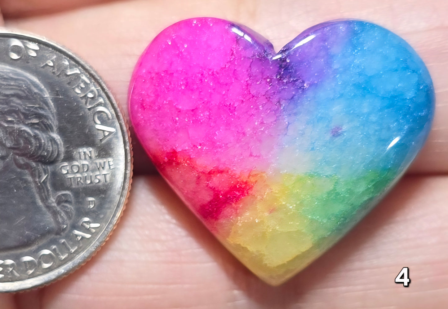 #4 Solar Quartz Heart