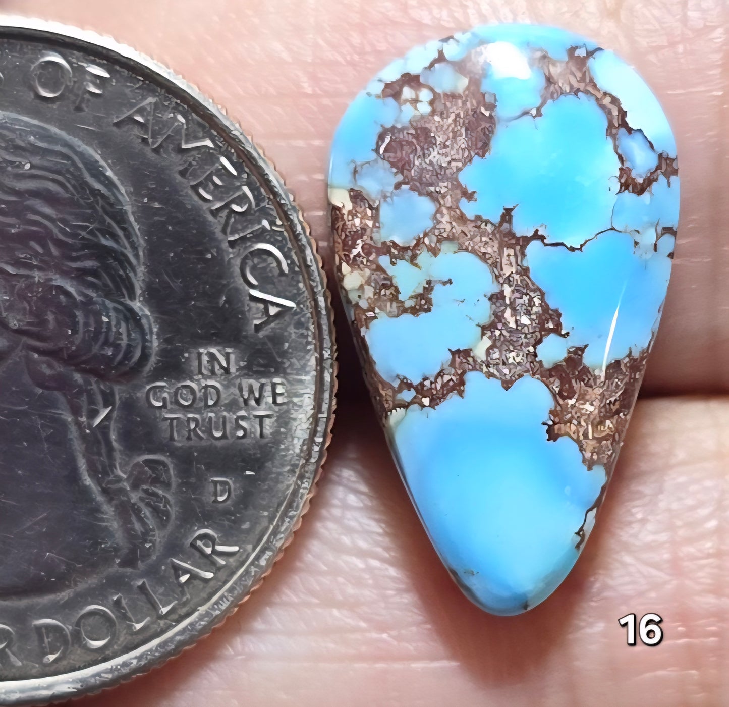 #16 Golden Hill Turquoise