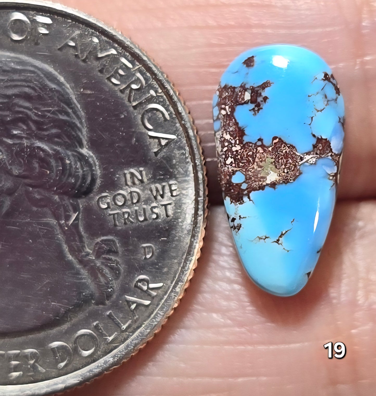 #19 Golden Hill Turquoise