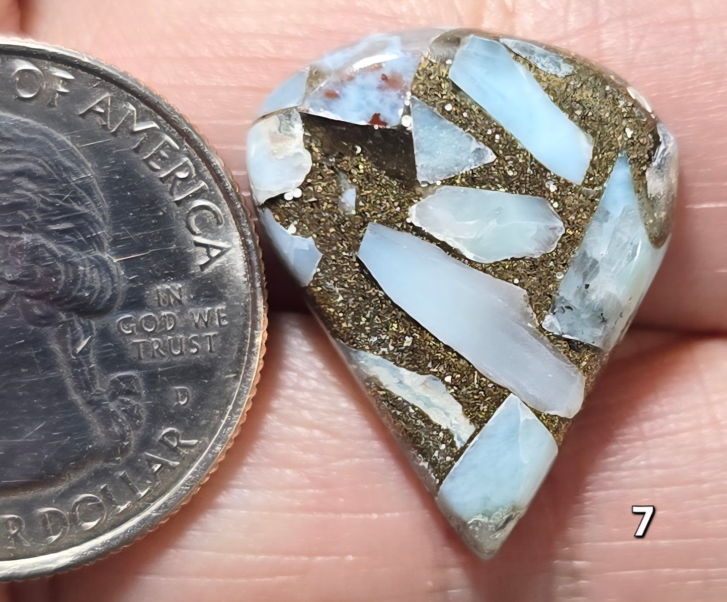 #7 Copper Larimar