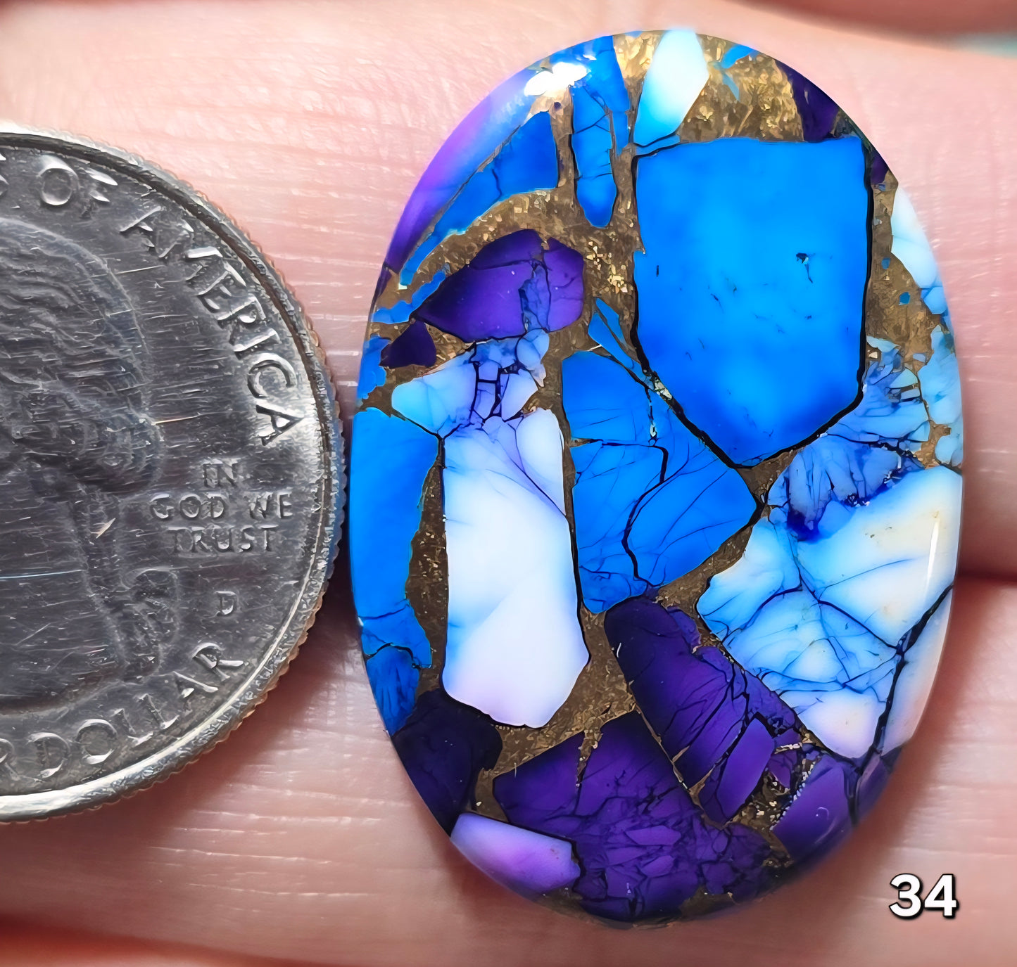 #34 Violet Blue Dahlia