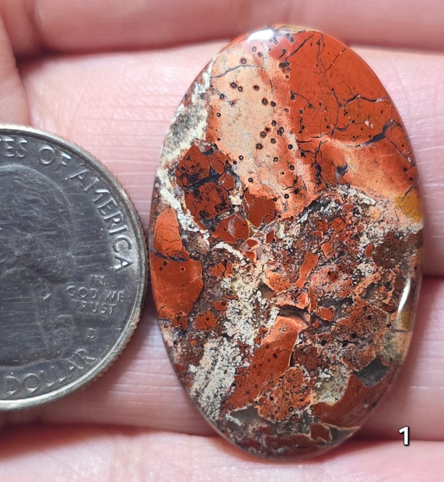 #1 Red Rainbow Jasper