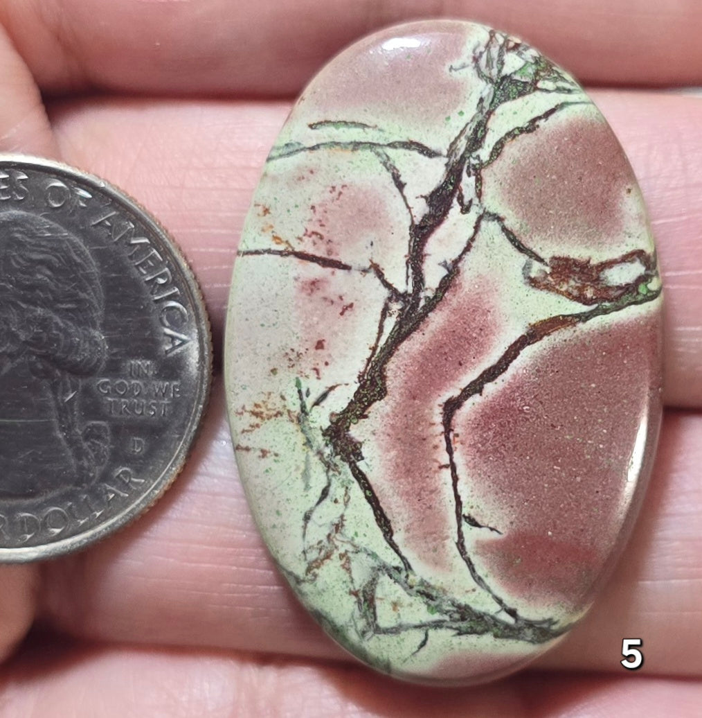 #5 Spiderweb Mookaite Jasper