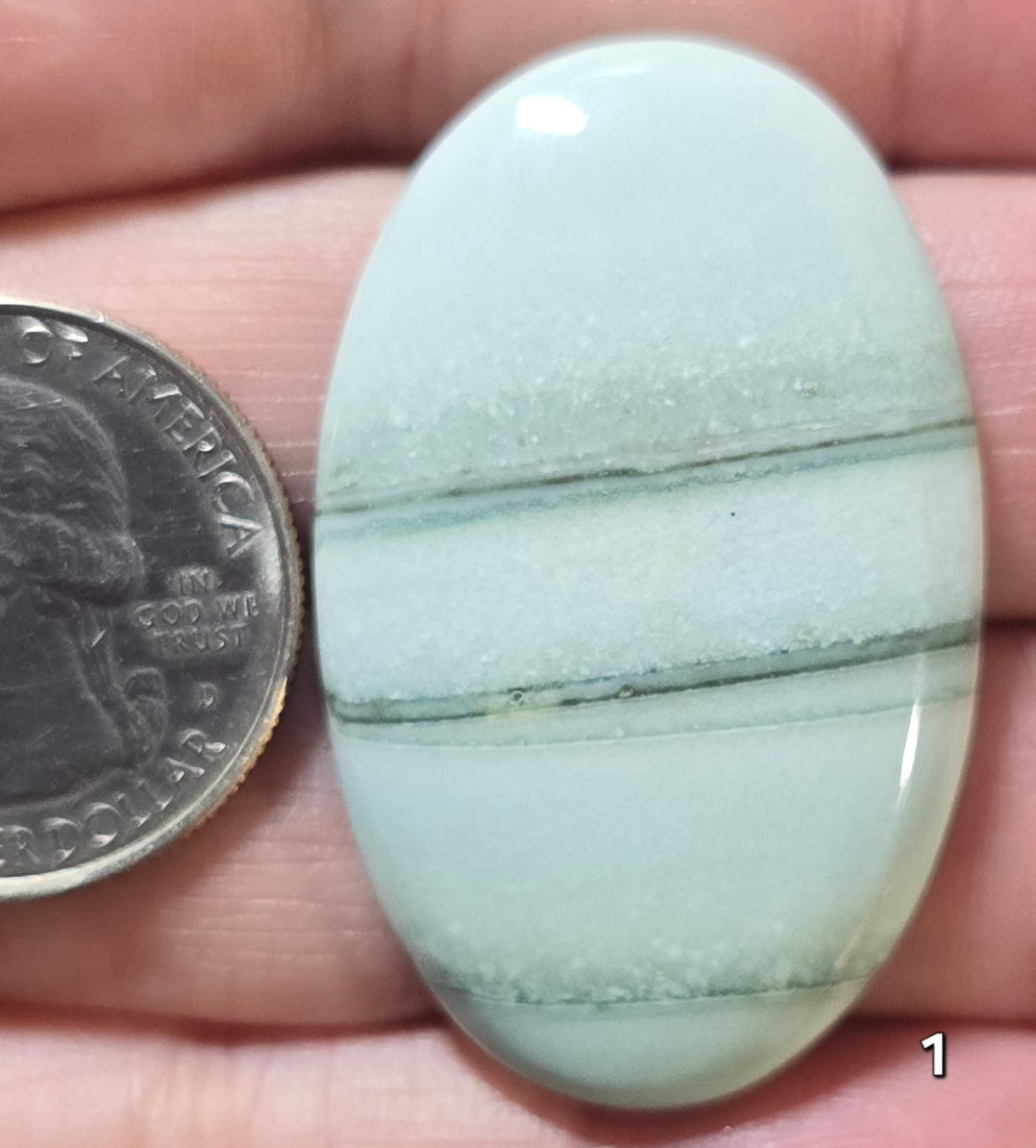 #1 Green Ribbon Opal