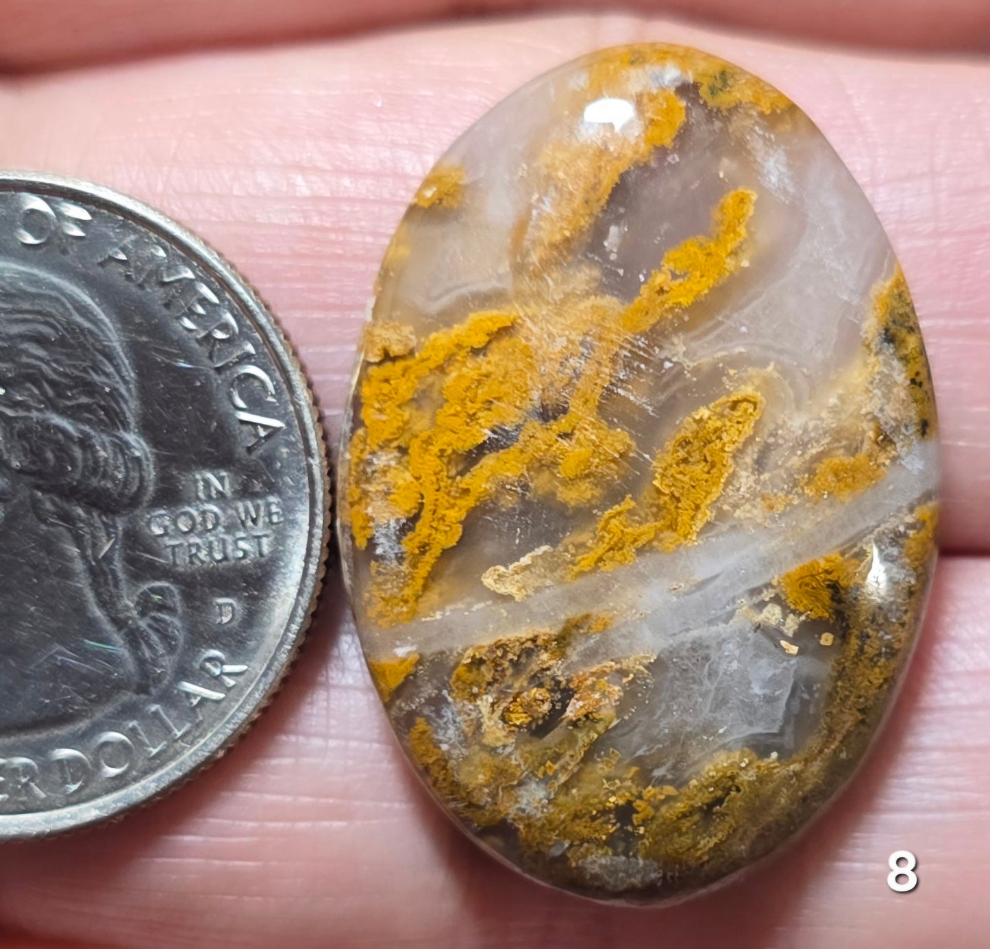 #8 Brown Moss Agate