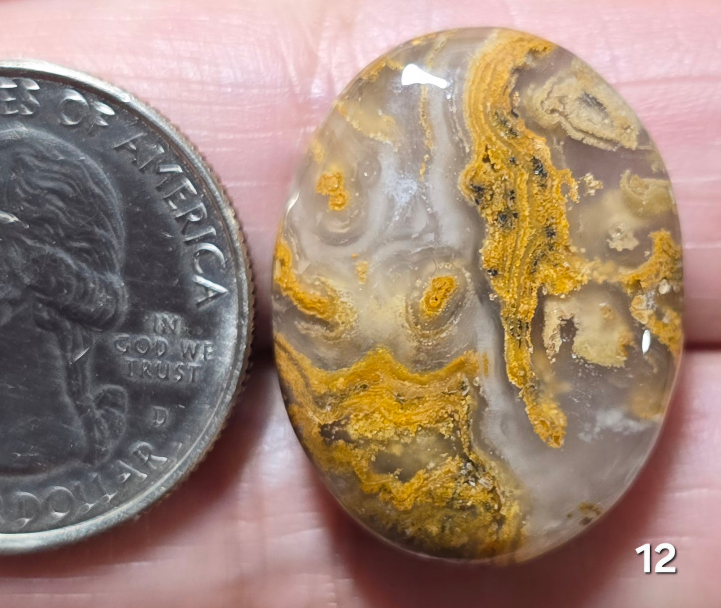 #12 Brown Moss Agate