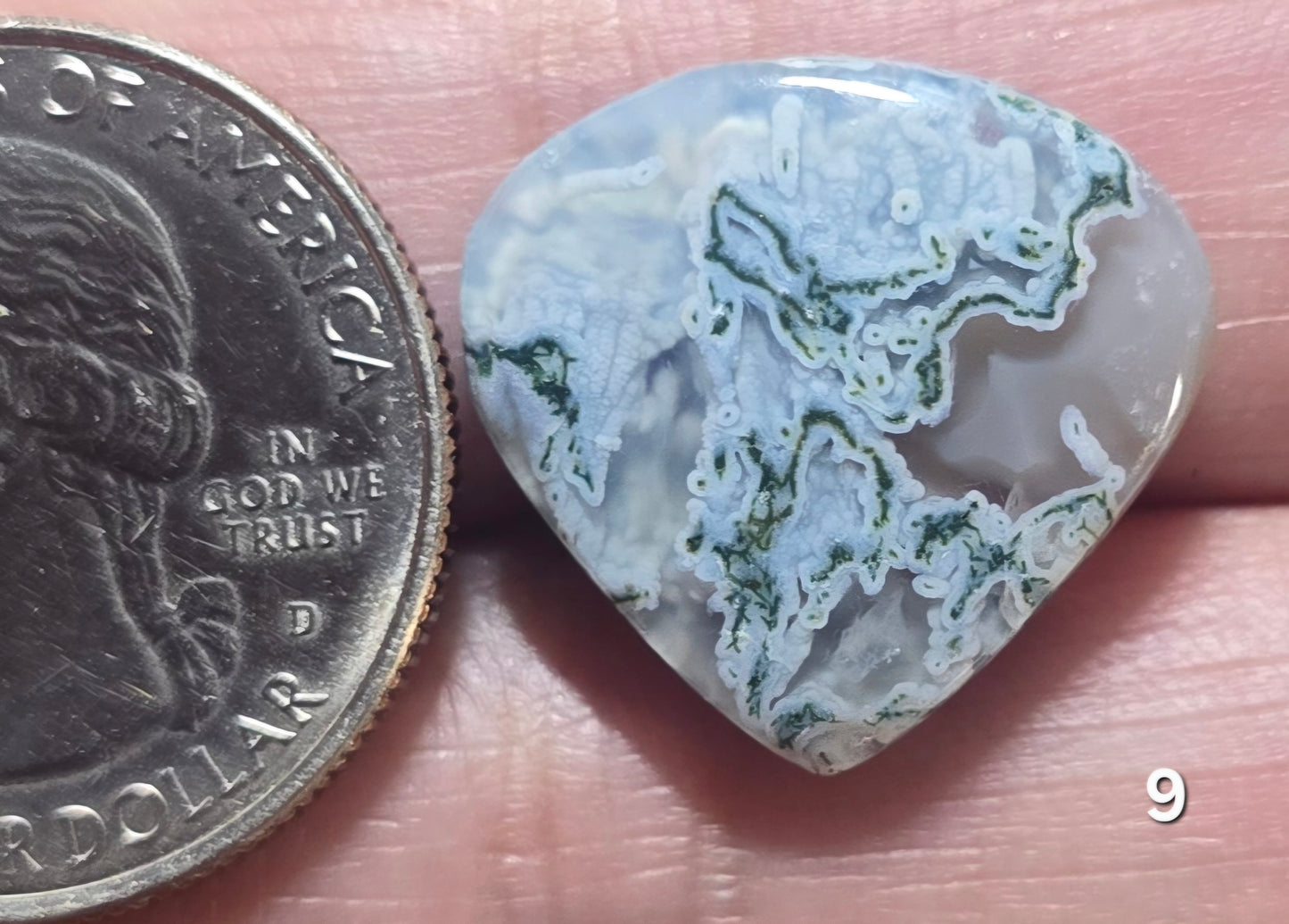 #9 Blue Moss Agate