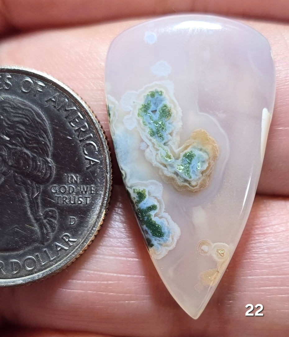 #22 Indonesian Moss Agate