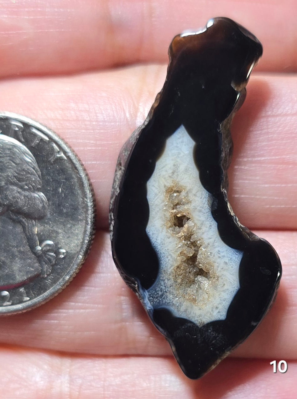 #10 Druzy Agate Slice