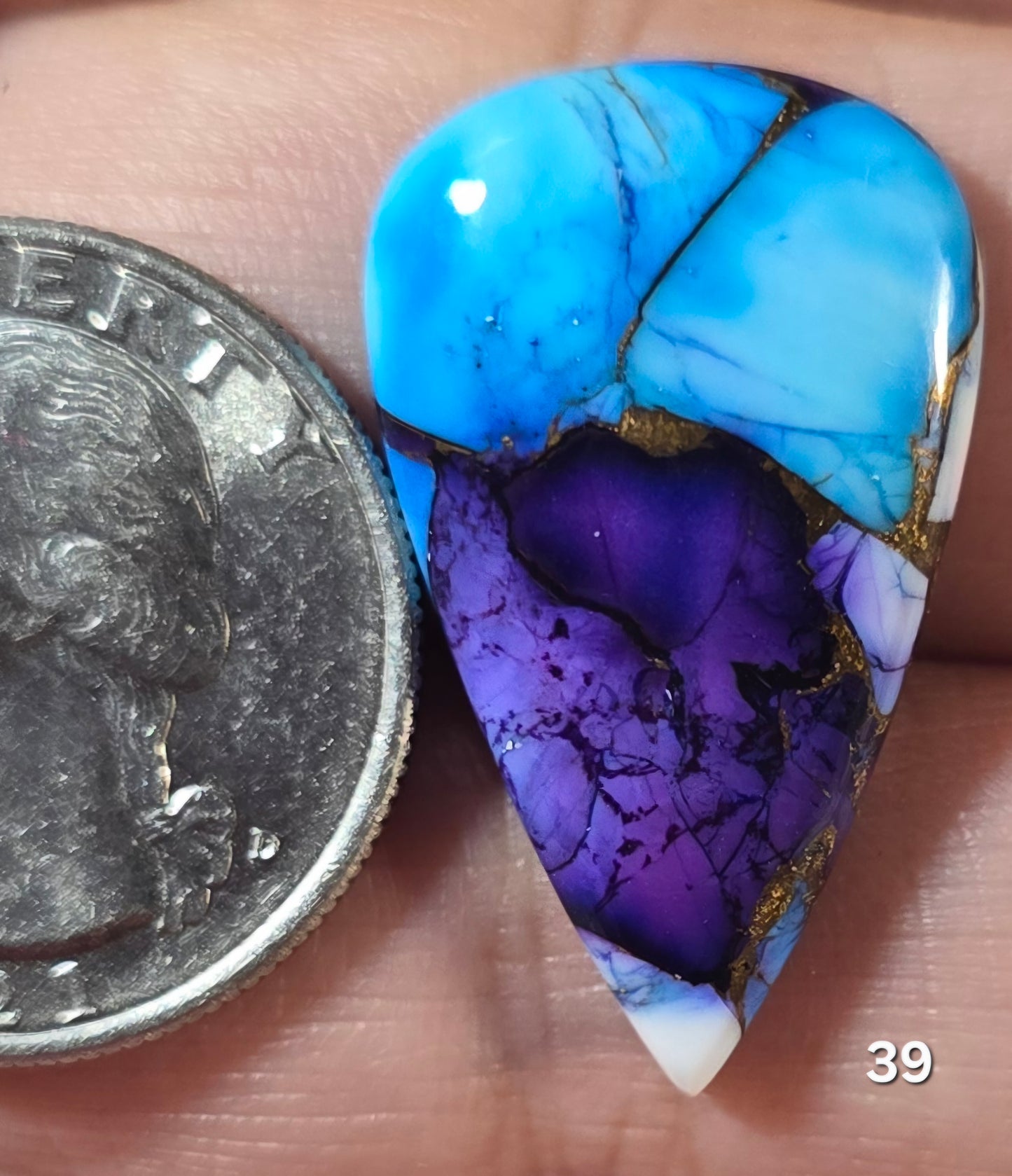 #39 Violet Blue Dahlia