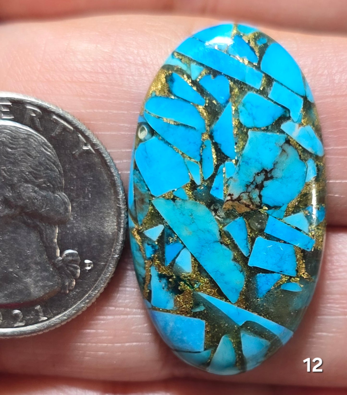 #12 Blue Copper Turquoise
