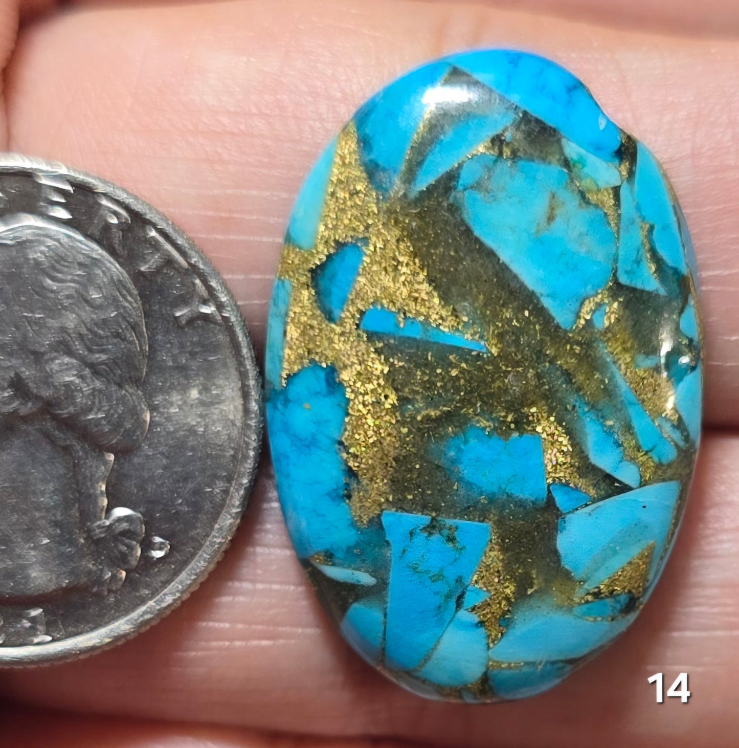 #14 Blue Copper Turquoise