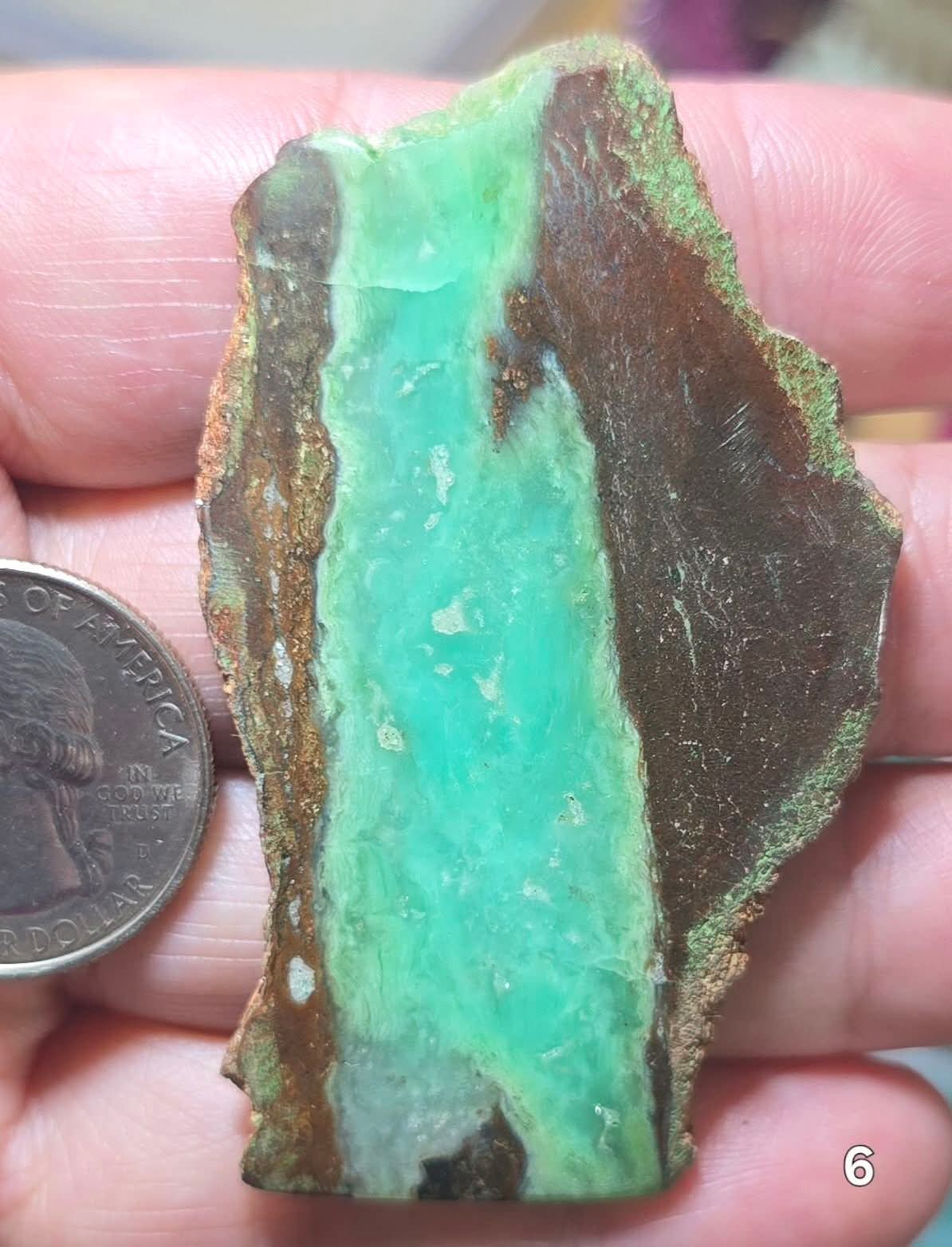 #6 Australian Chrysoprase Slice