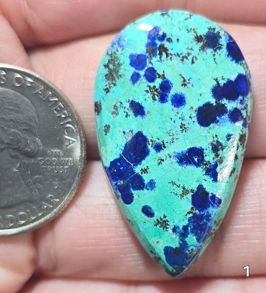 #1 Bluebird Azurite Malachite