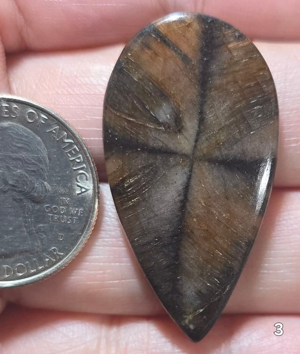#3 Chiastolite Cross Stone