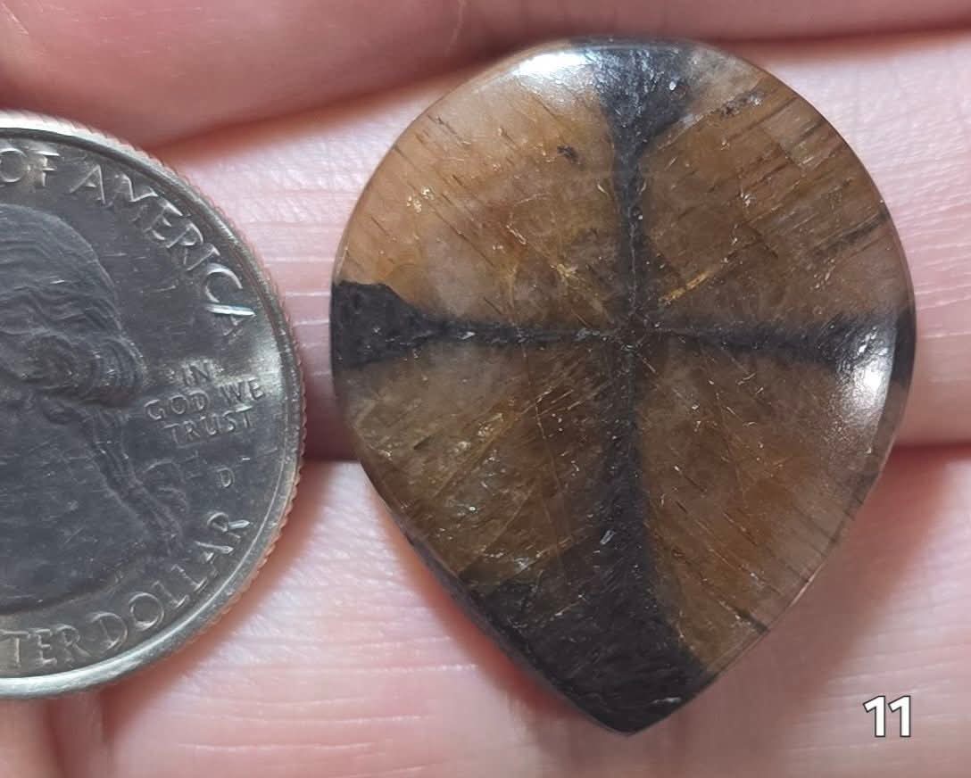 #11 Chiastolite Cross Stone