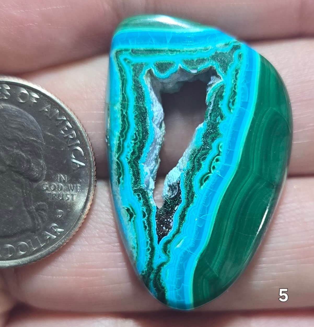 #5 Chrysocolla Malachite Druzy
