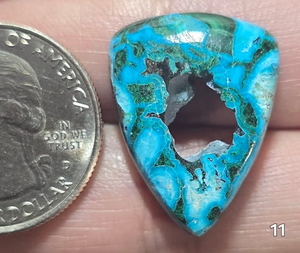 #11 Chrysocolla Malachite Druzy