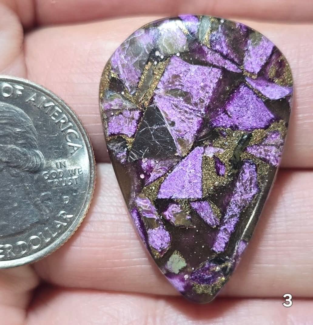 #3 Copper Stichtite Mosaic