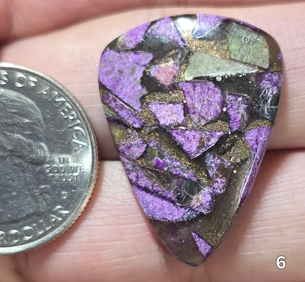 #6 Copper Stichtite Mosaic