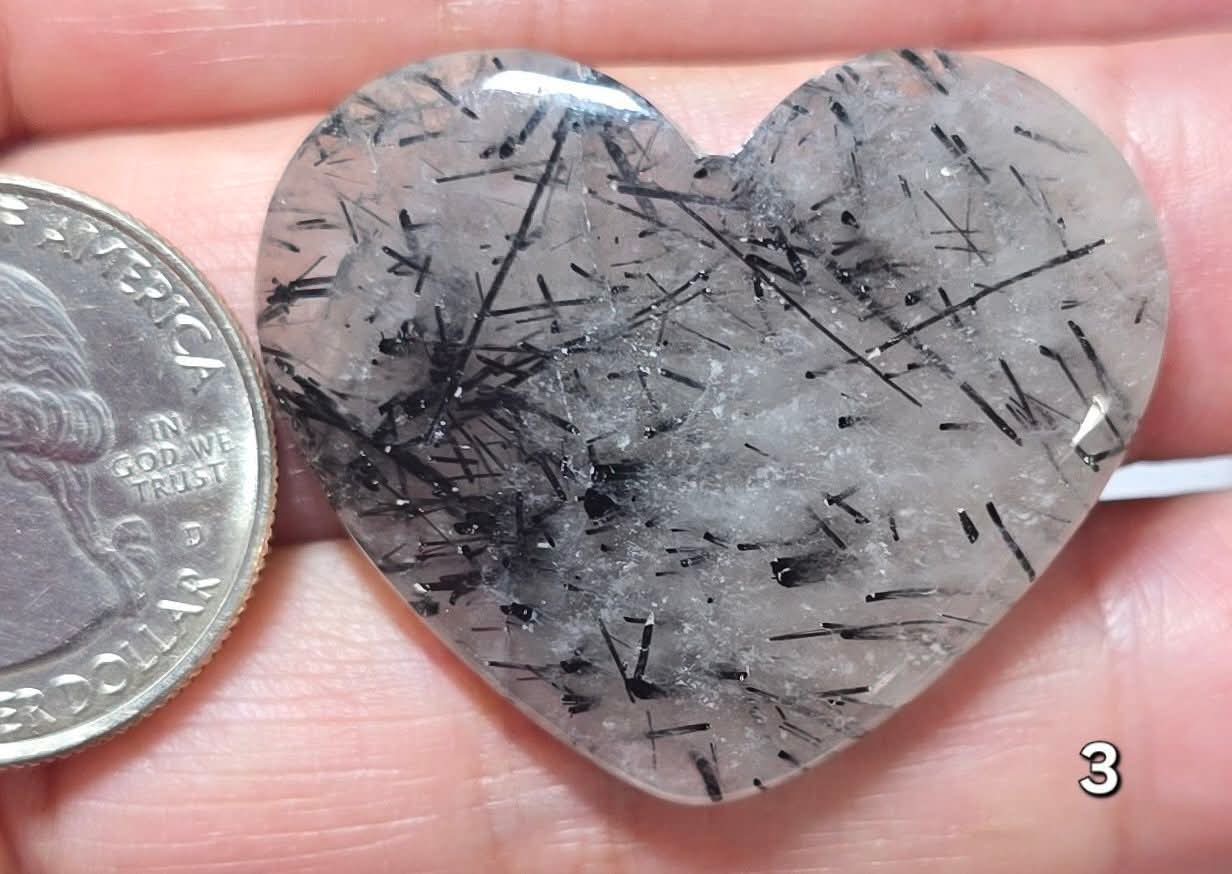 #3 Rutilated Quartz Heart