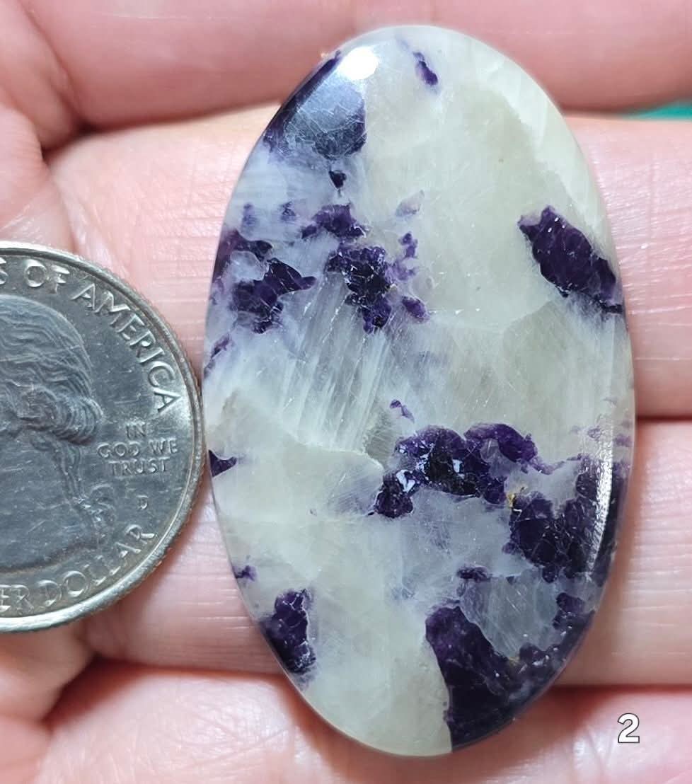 #2 Purple Fluorite Calcite