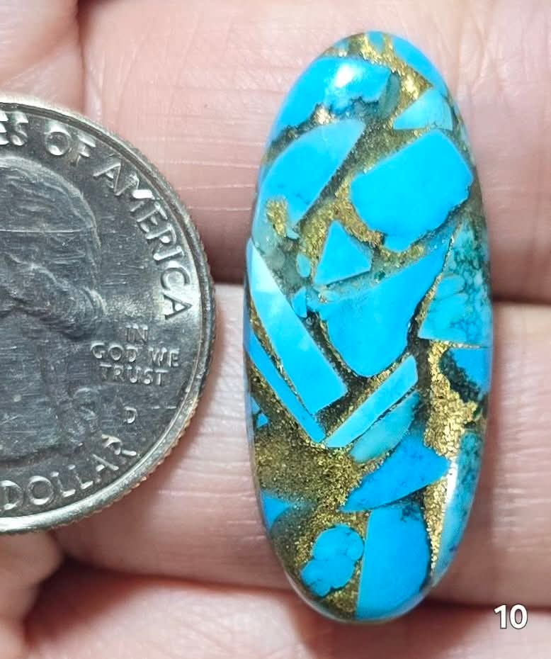 #10 Blue Mojave Turquoise