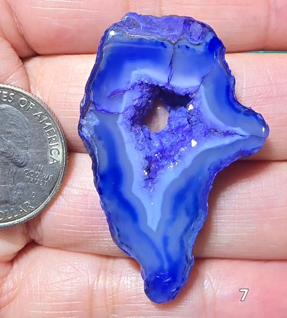 #7 Agate Geode Window Druzy