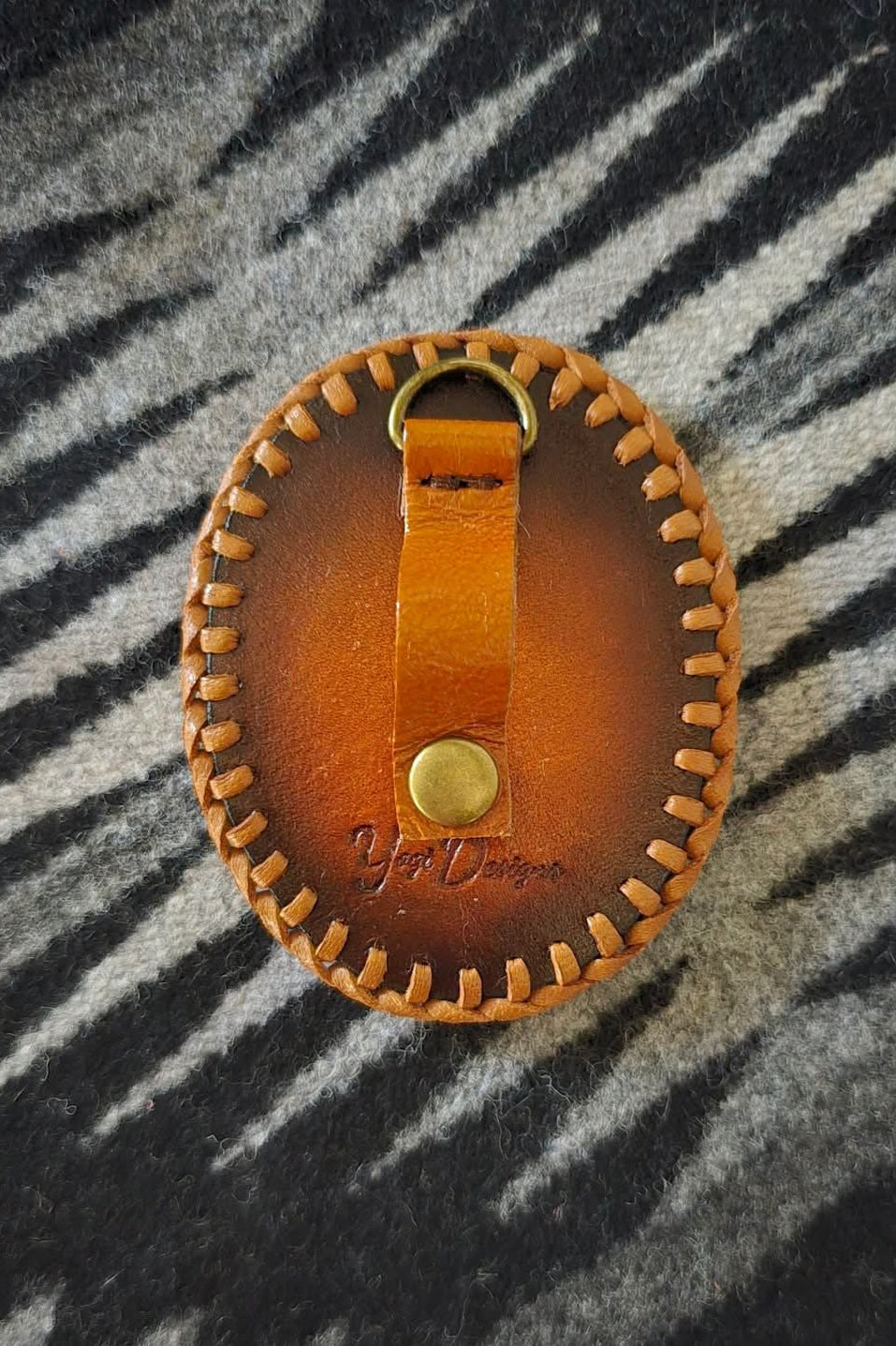 Black Onyx Druzy Bag Bolo