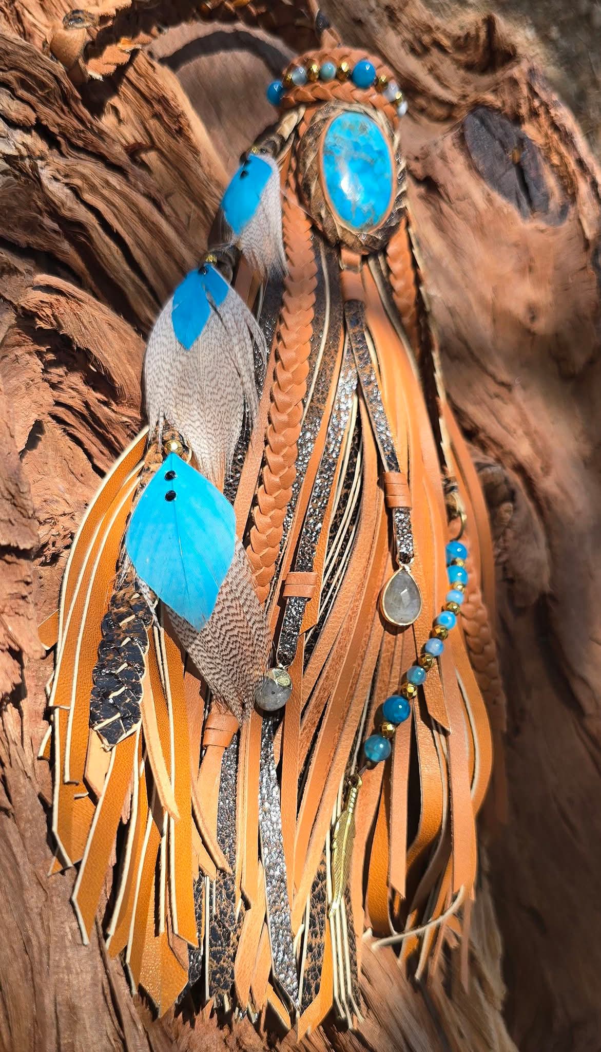 10" Mojave Turquoise Tassel