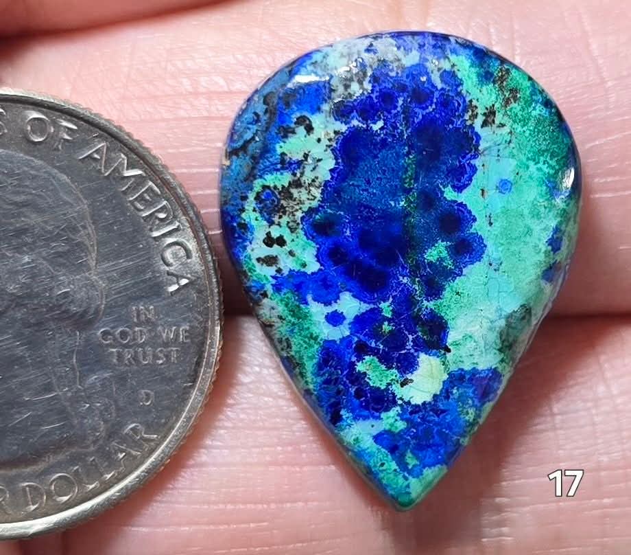 #17 Bluebird Azurite Malachite