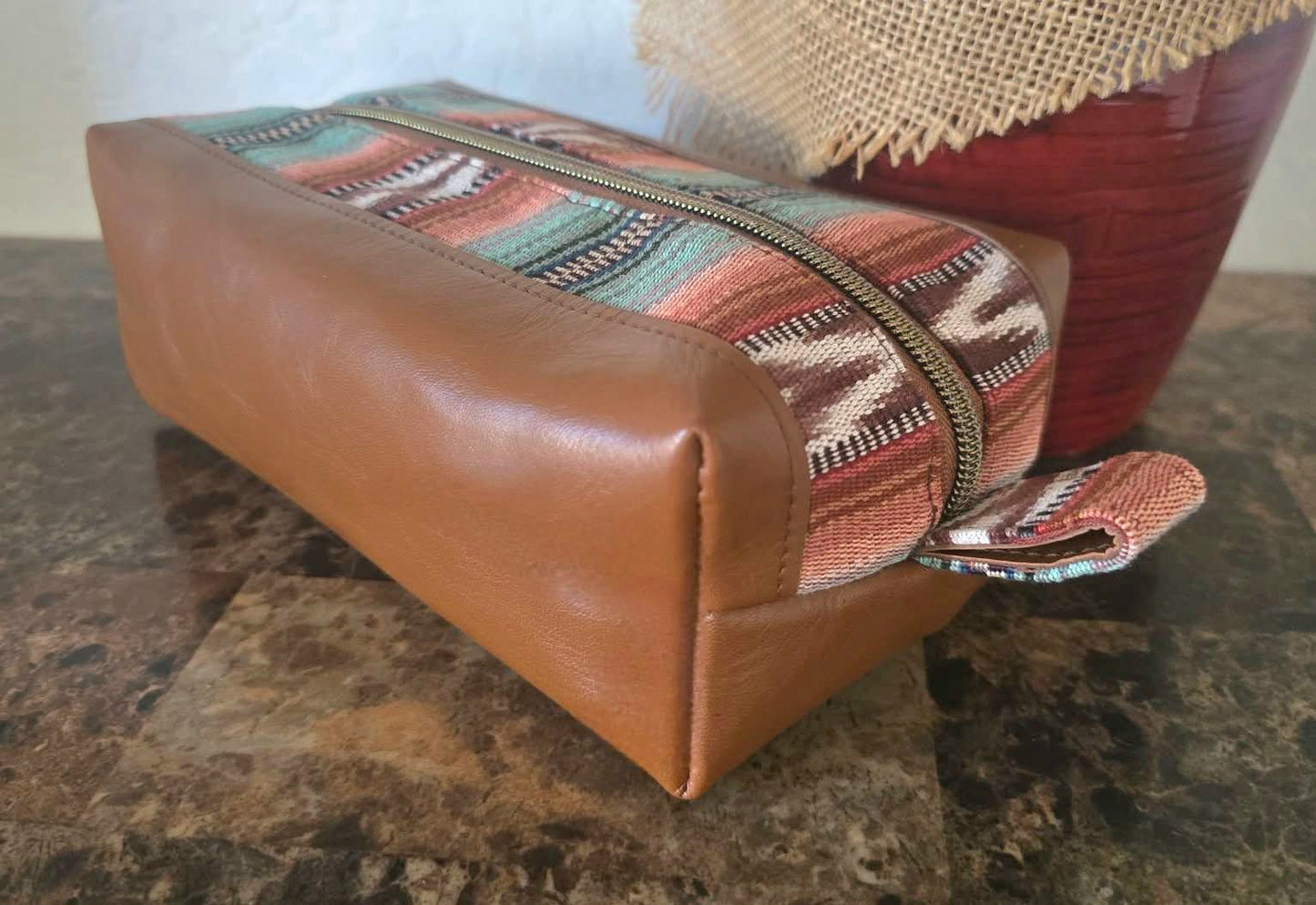 Pink Horizon Artisan Fabric & Leather