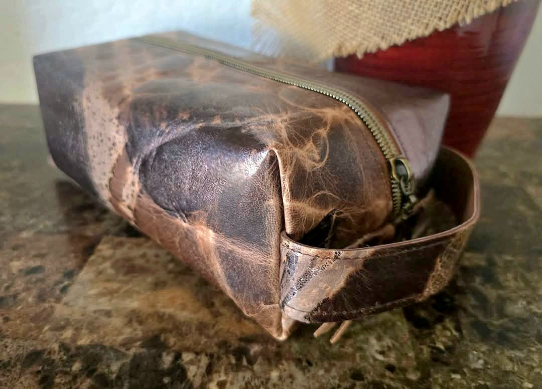 Full Distressed Lambskin Leather