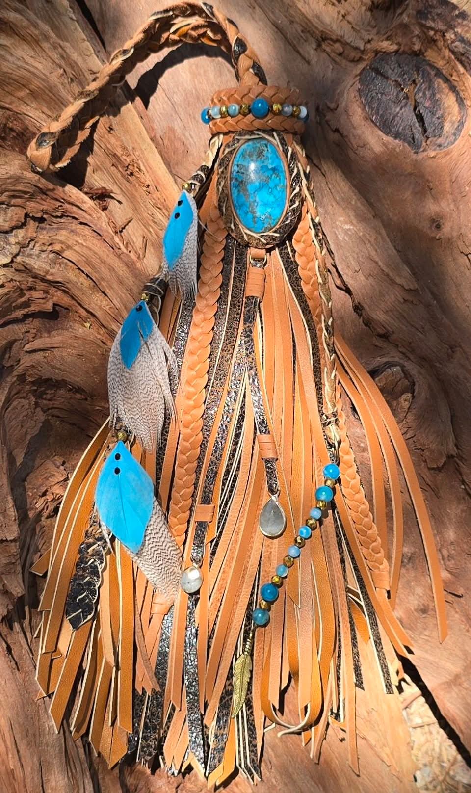10" Mojave Turquoise Tassel