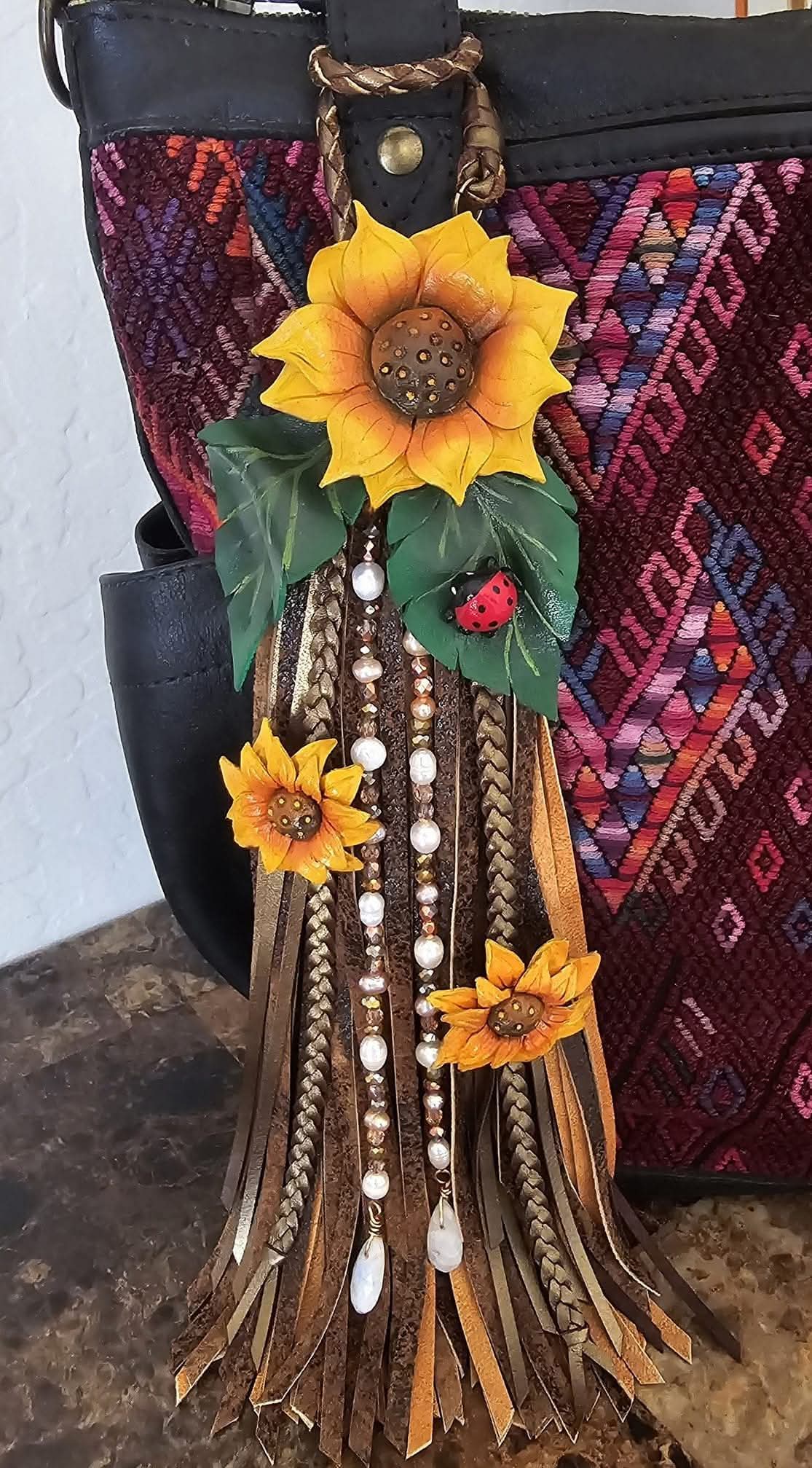 10" Sunflower Tassel