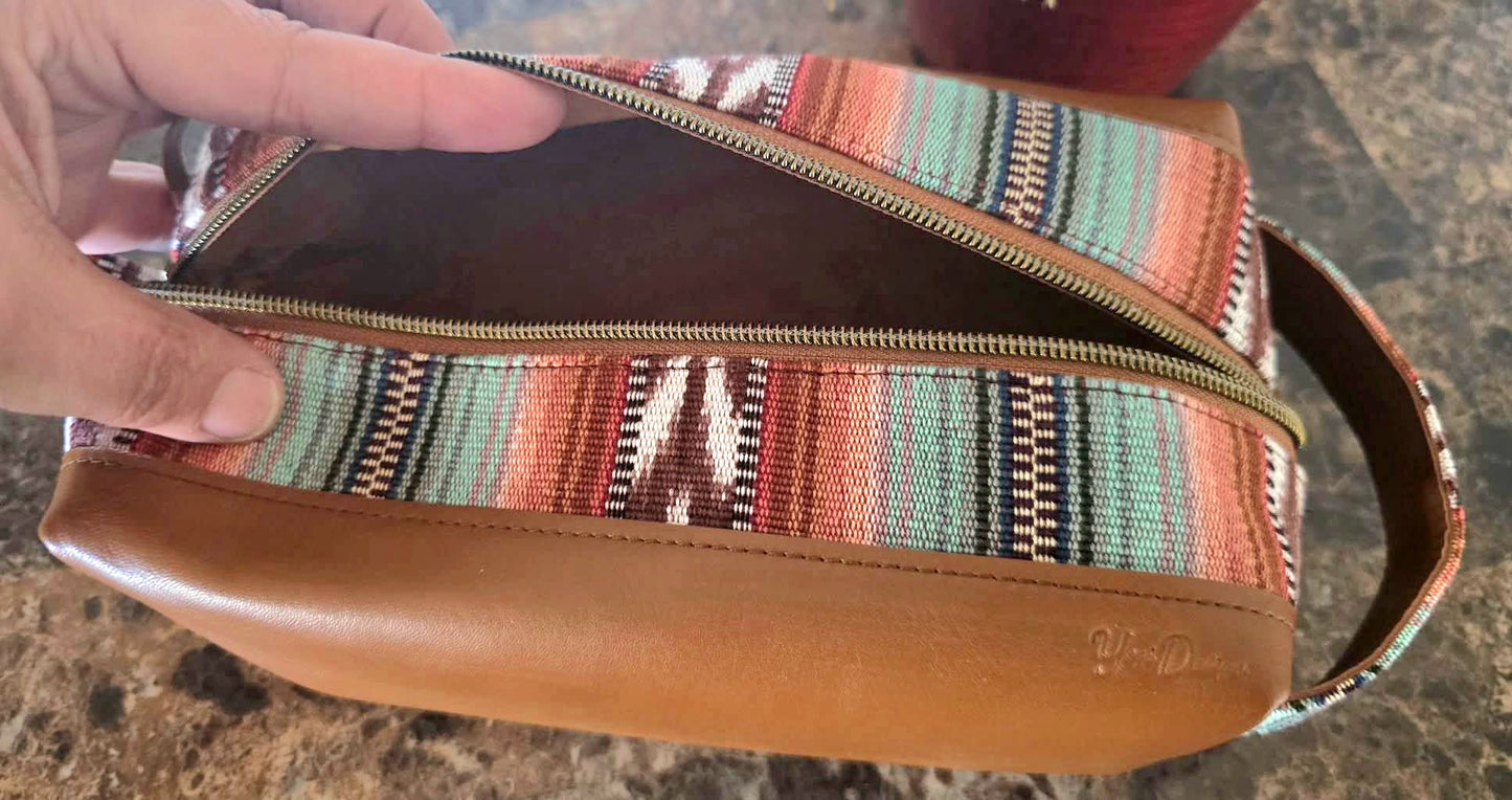 Pink Horizon Artisan Fabric & Leather