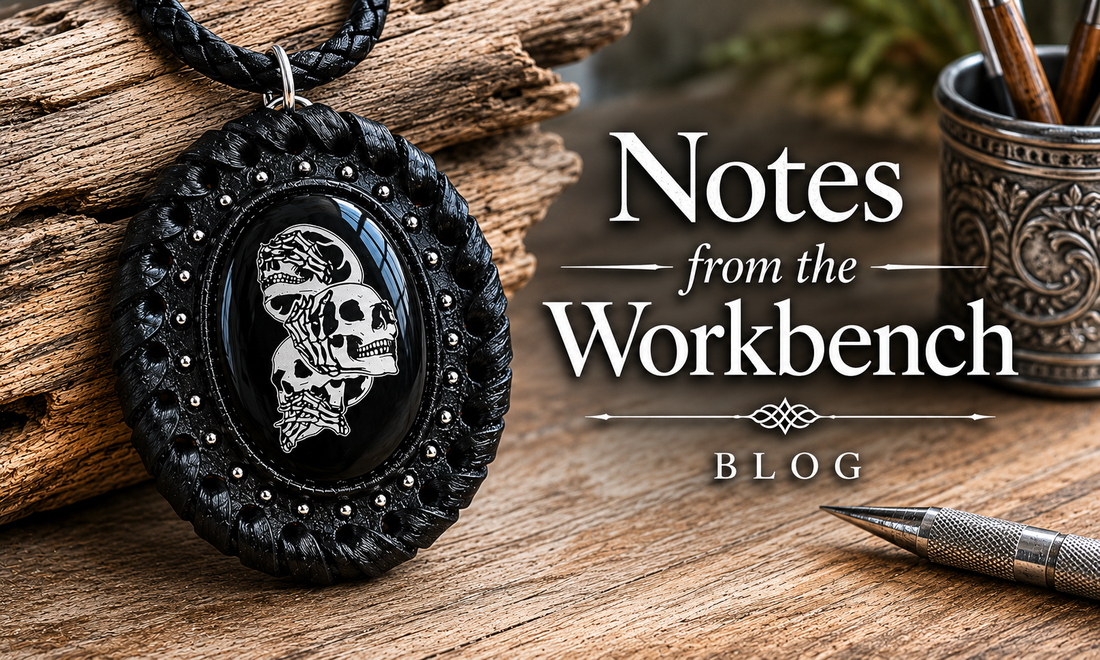 New Leather. Cabochons & That Review!!!