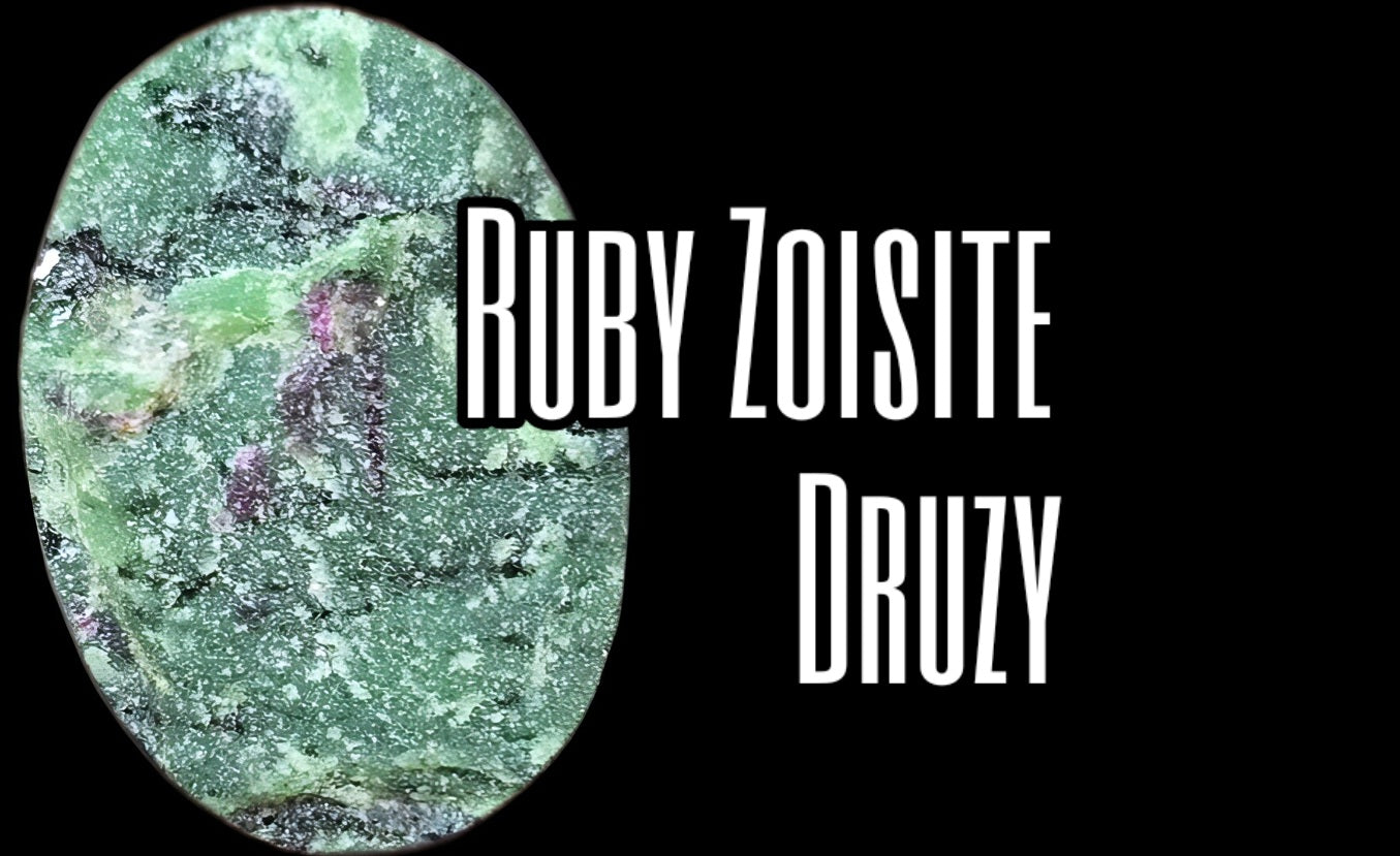 Ruby Zoisite Druzy