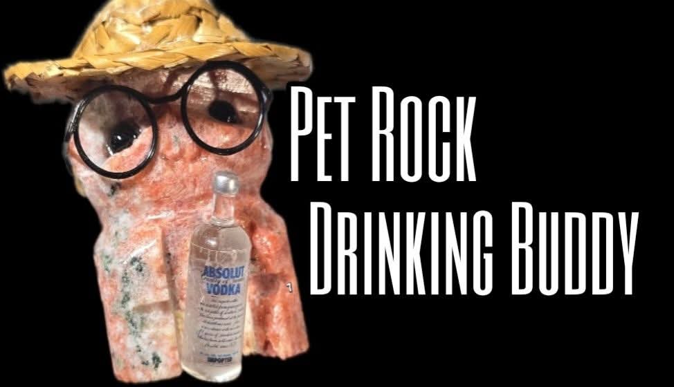 Pet Rock Drinking Buddies