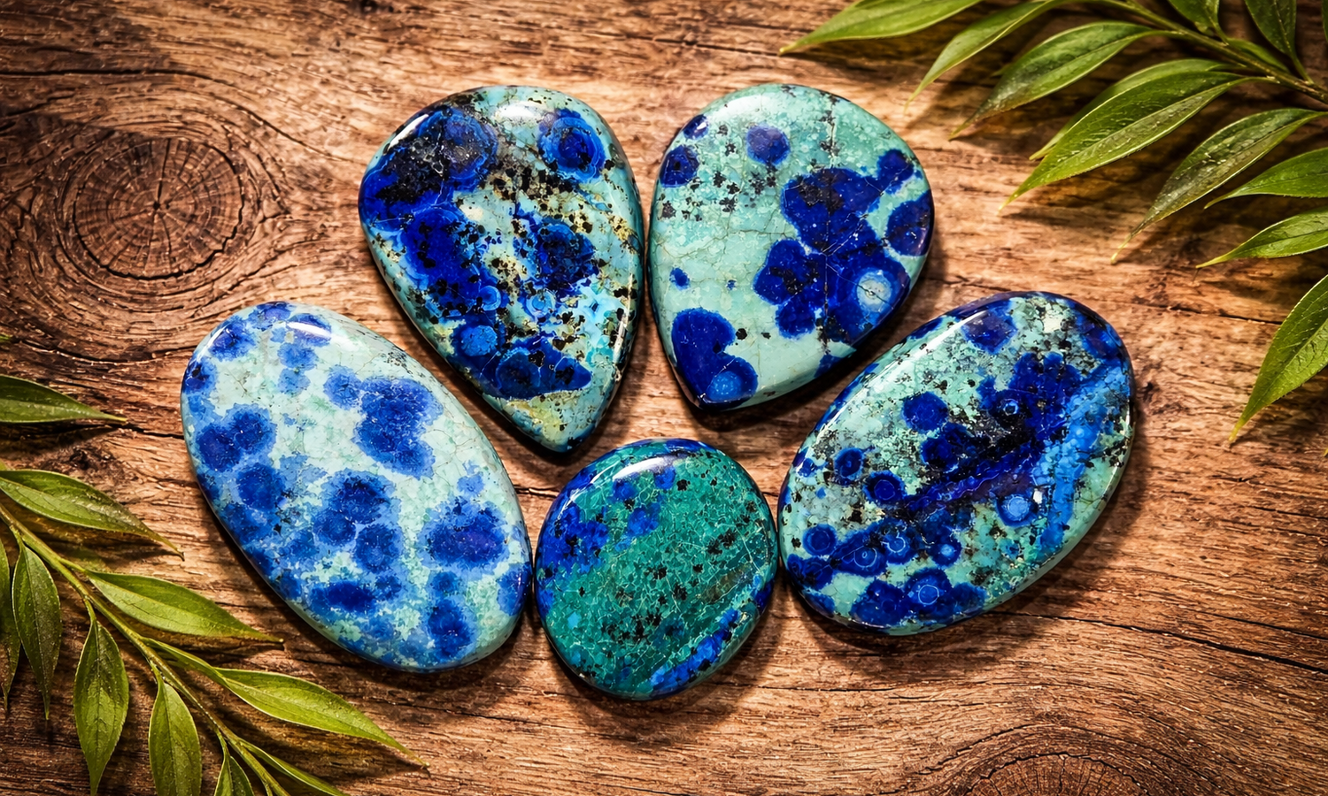 Bluebird Azurite Malachite