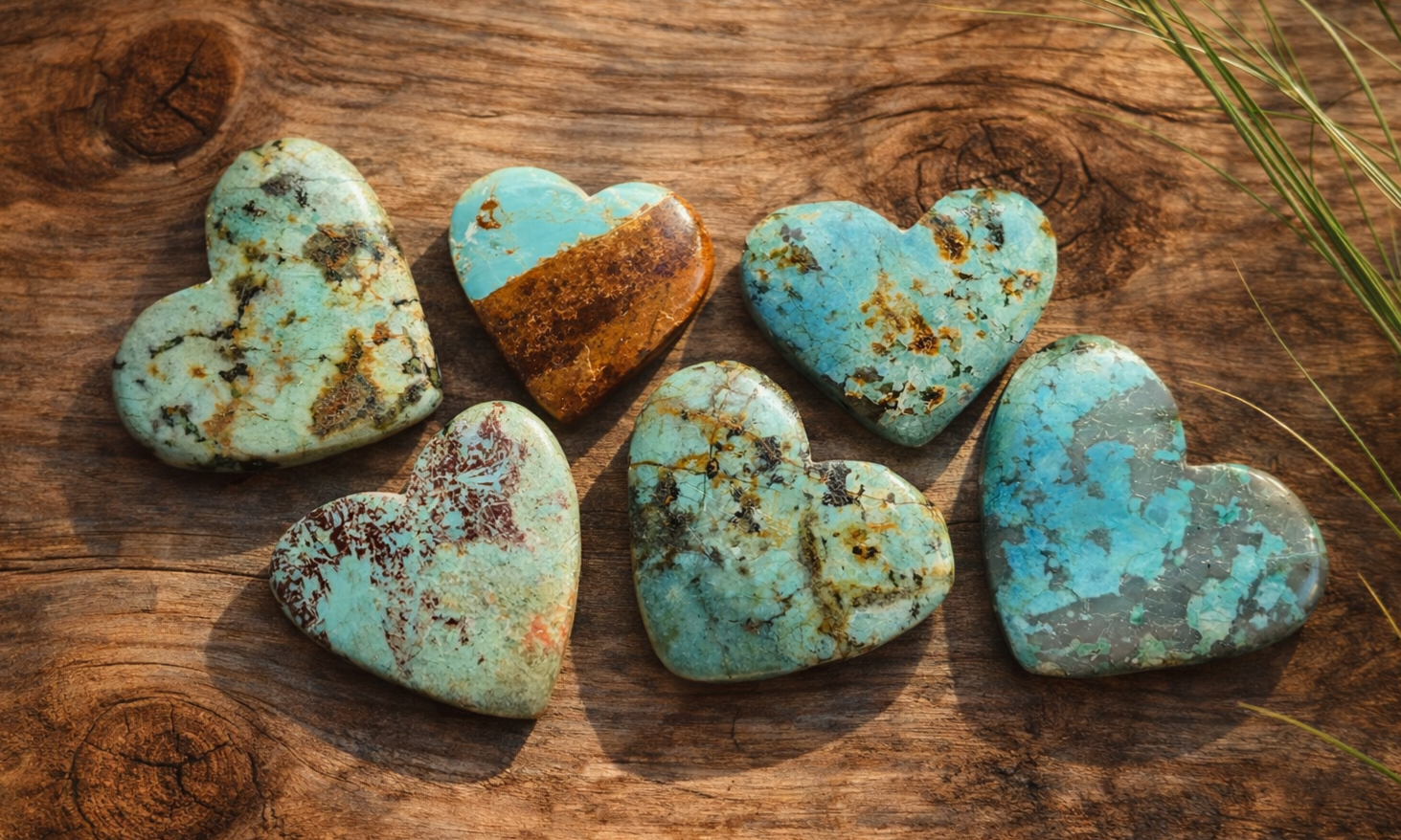 Turquoise Hearts