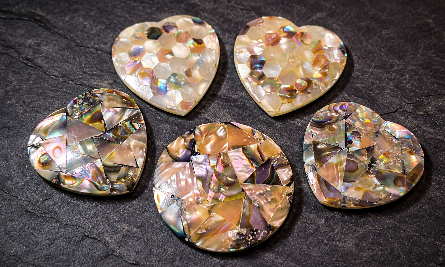 Statement Shell Mosaic Cabochons
